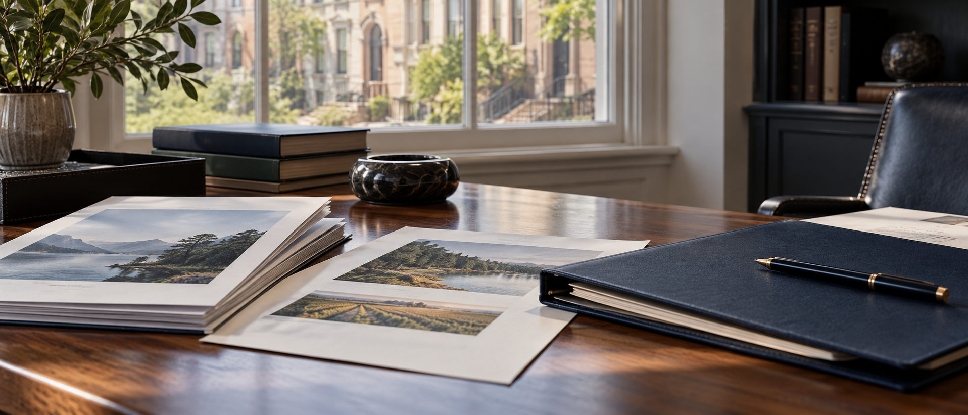 Investment records and a secured-loan folder illustrate borrowing against an investment portfolio.